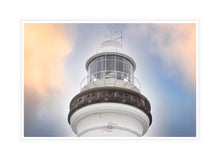 Load image into Gallery viewer, Lighthouse Photography Artwork of Byron Bay Lighthouse. Canvas Print with White Frame. 
