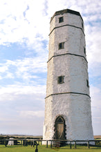 Load image into Gallery viewer, Lighthouse Photography Artwork of the Old Flamborough Head Lighthouse. Unframed Print.
