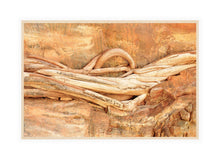 Load image into Gallery viewer, Pilbara Photography Artwork of Entwined Tree Roots in the Karijini National Park. Canvas Print with Wood Frame. 
