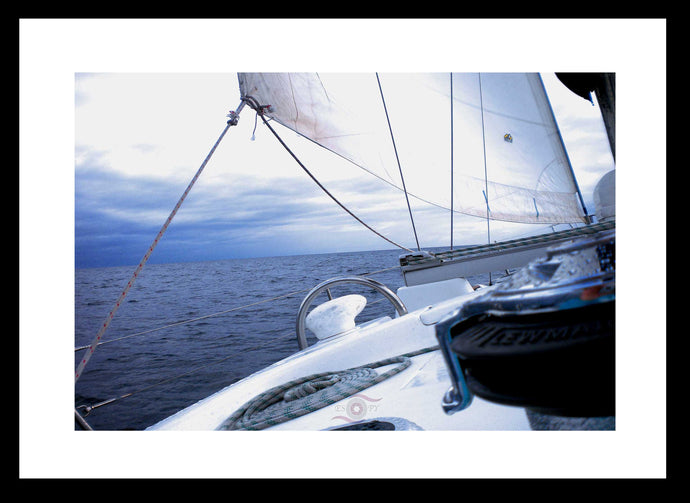 Yacht Wall Art, jib sheet, yacht Madeline, 41ft Beneteau, Bunbury, Western Australia, Framed Prints, Canvas, Acrylic