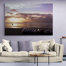 Load image into Gallery viewer, Sun Rise Wall Art, kayaks, beach, awakening at dawn, Queensland, Australia, Framed Prints, Canvas, Acrylic
