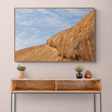 Load image into Gallery viewer, Monolith Landscape Wall Art, Walga Rock, blue sky, Cue, Western Australia, Framed Prints, Canvas, Acrylic
