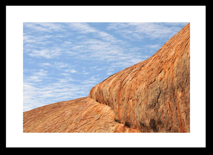 Monolith Landscape Wall Art, Walga Rock, blue sky, Cue, Western Australia, Framed Prints, Canvas, Acrylic