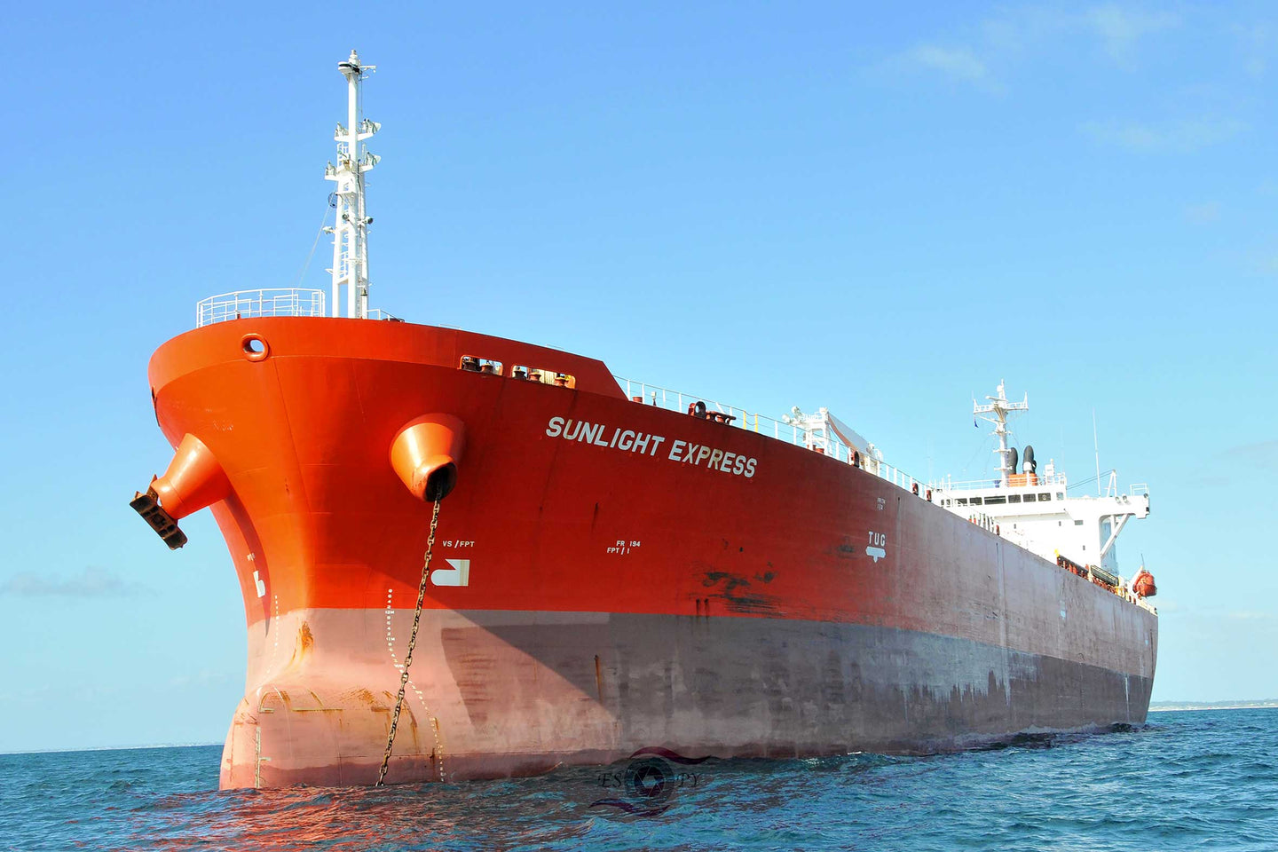 Cargo Ship Wall Art, Sunlight Express tanker, anchored in Gage Roads, Fremantle Port, Western Australia, Framed Prints, Canvas, Acrylic