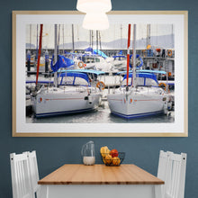 Load image into Gallery viewer, Yacht Wall Art, Sunsail charter yachts, Langkawi Marina, Malaysia, Framed Prints, Canvas, Acrylic
