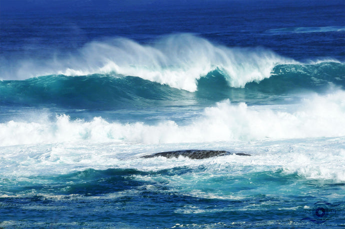 Ocean Photography Wall Art Print of the wind and ocean combine in 